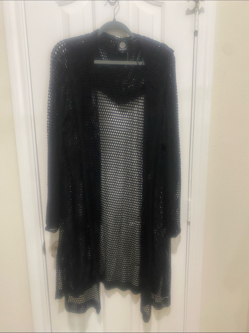 Bobeau Open Knit Duster, Cardigan, Bathing Suit Cover Up, Size 2X NWOT